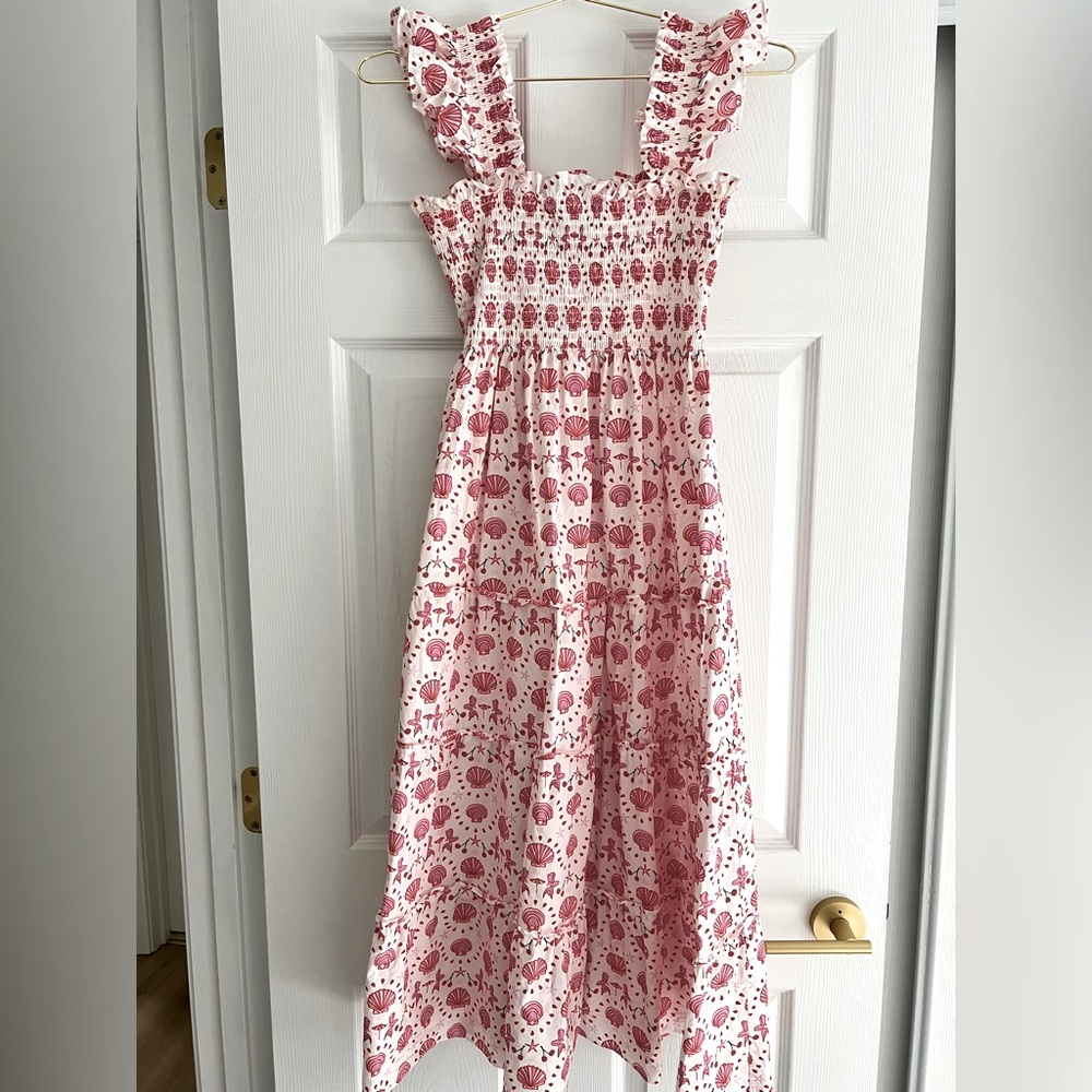 Hill House Ellie Nap Dress - Red Mermaid- size Small